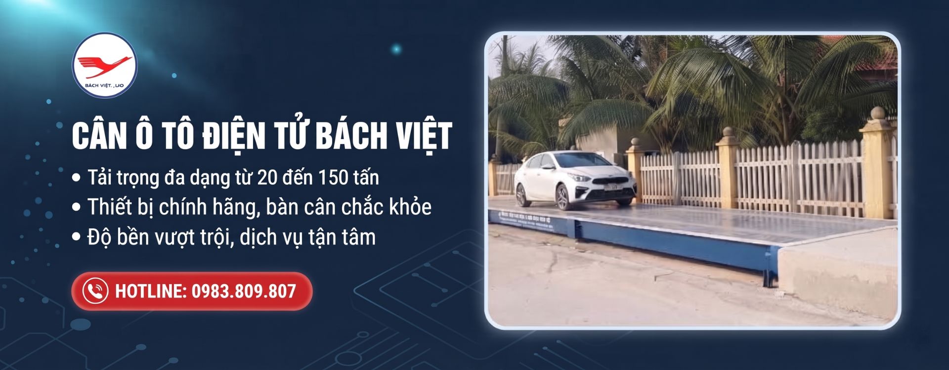 Cân ô tô điện tử Bách Việt