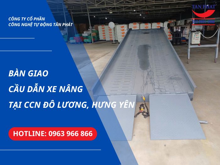 Dự Án Cầu Dẫn Xe Nâng Tại CCN Đô Lương, Hưng Yên