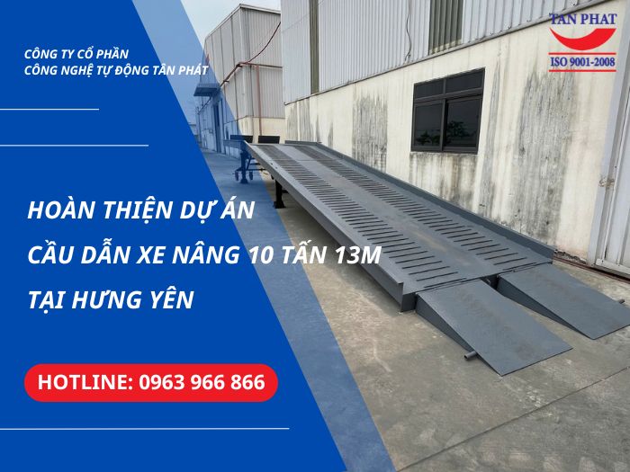 Hoàn Thiện Dự Án Cầu Dẫn Xe Nâng Tại Hưng Yên