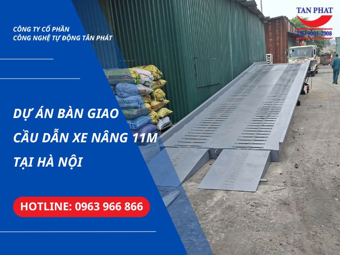 Bàn Giao Cầu Dẫn Xe Nâng 11m Tại Hà Nội
