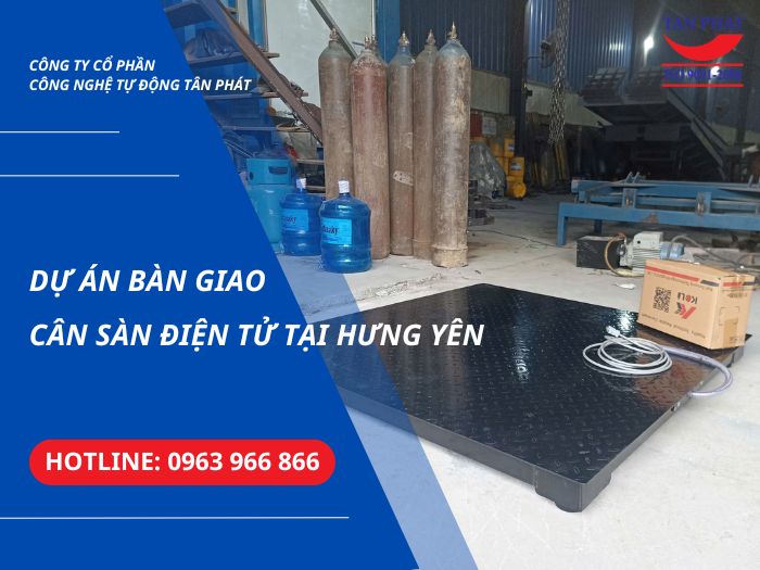 Dự Án Bàn Giao Cân Sàn Điện Tử Tại Hưng Yên