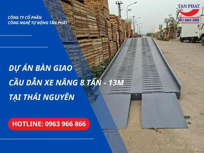 Dự Án Cầu Dẫn Xe Nâng Tại Thái Nguyên