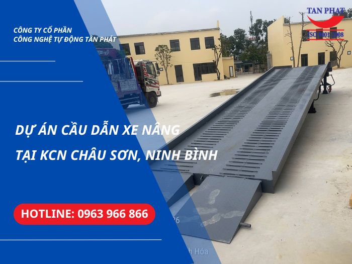 Cầu Dẫn Xe Nâng Tại KCN Châu Sơn, Ninh Bình