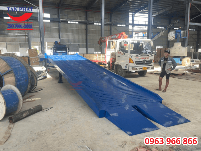 Bàn giao cầu dẫn lên công 10 tấn 13m tại Cụm Công nghiệp Văn Phong, Ninh Bình