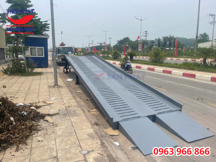 Dự án cầu dẫn lên cont 8 tấn 13m tại xã Tân Yên, tỉnh Bắc Ninh