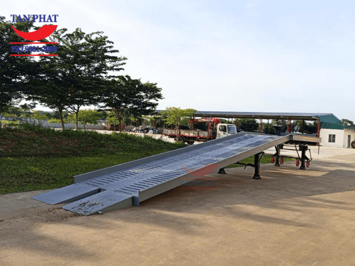 Dự án cầu dẫn lên container 10 tấn 13m tại TP. Thanh Hóa