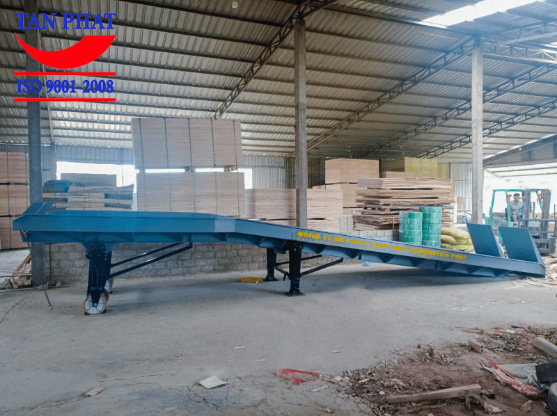 Lắp mới cầu lên xe container 10 tấn tại Yên Bái