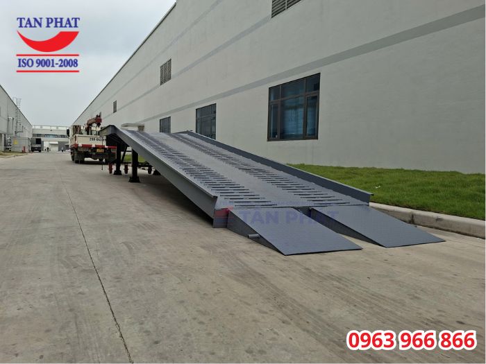 Quy trình triển khai dự án cầu dẫn xe nâng tại KCN An Phát 1