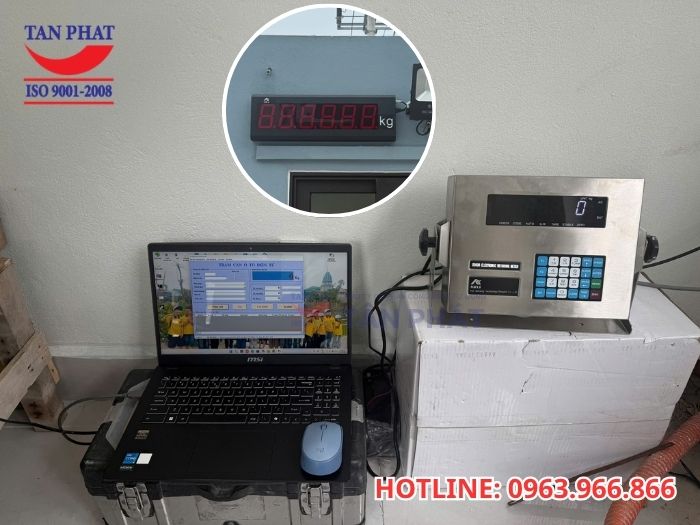 Nhà điểu hành trạm cân điện tử 80 tấn tại Quảng Ninh