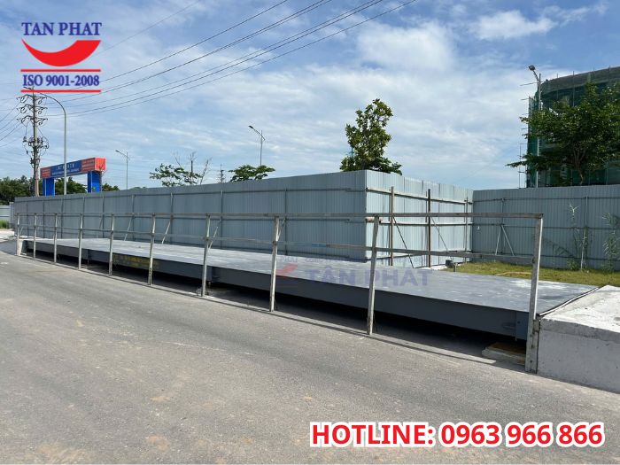 Quy trình lắp đặt trạm cân điện tử tại KCN Thái Hà