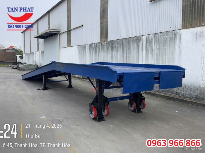 Ưu điểm nổi bật của cầu dẫn xe nâng được bàn giao