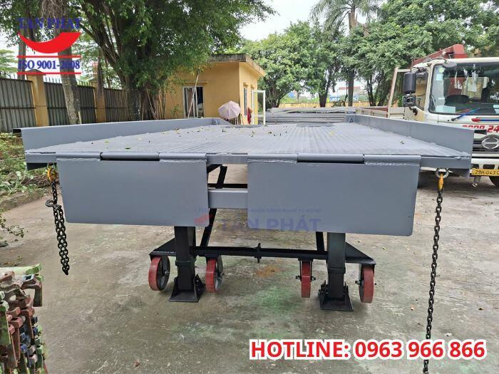Quy trình bàn giao cầu lên container 8 tấn tại Ninh Bình