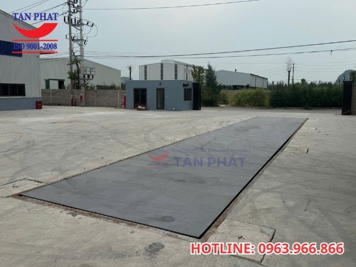Quá trình lắp đặt trạm cân 80 tấn tại Quảng Ninh
