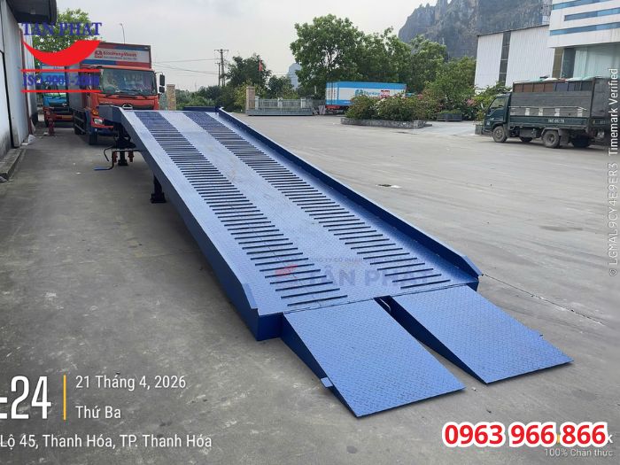 Dự án cầu dẫn xe nâng 8 tấn bàn giao tại Thanh Hóa