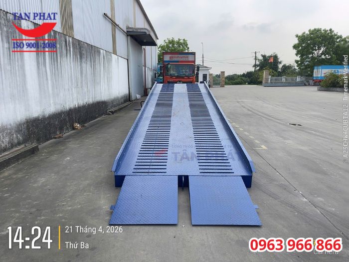 Thông số kỹ thuật cầu dẫn xe nâng 8 tấn tại Thanh Hóa