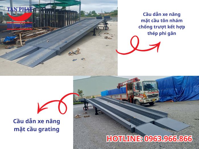Hai dòng cầu xe nâng Tân Phát