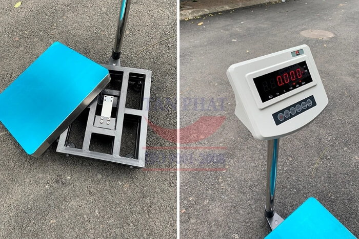 Cân sử dụng cảm biến lực và đầu cân nhập khẩu chính hãng
