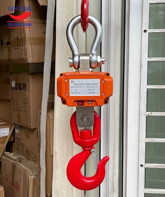 Mặt sau cân treo 5 tấn OCS JJE 