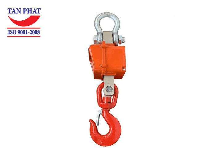 Móc treo cân được thiết kế xoay 360 độ