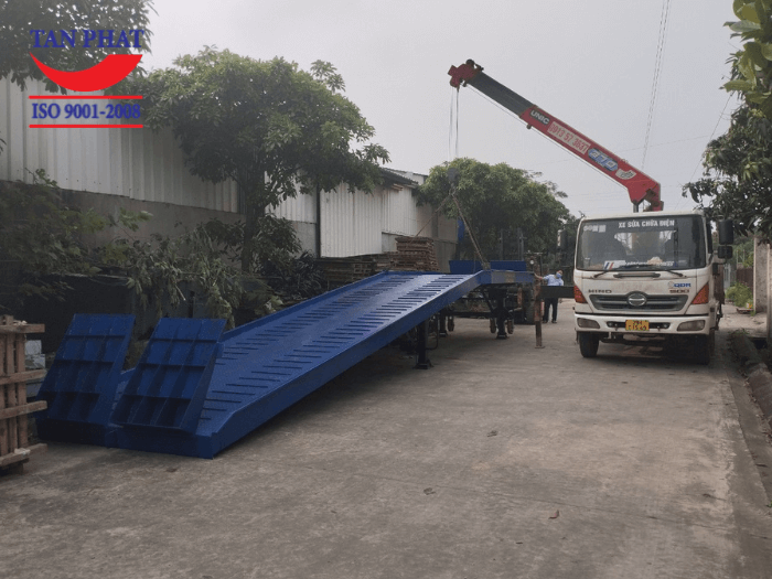 Cầu container 10 tấn do Tân Phát vừa bàn giao tại Thường Tín, Hà Nội vào đầu tháng 04/2024