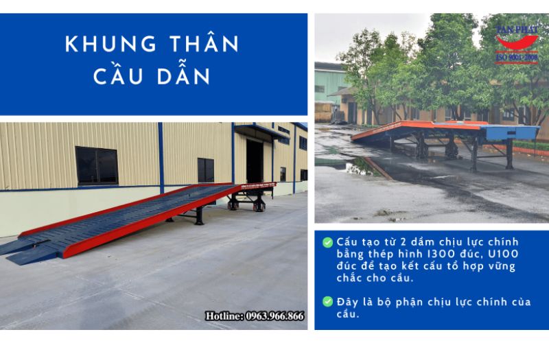 Khung thân cầu xe nâng 6 tấn