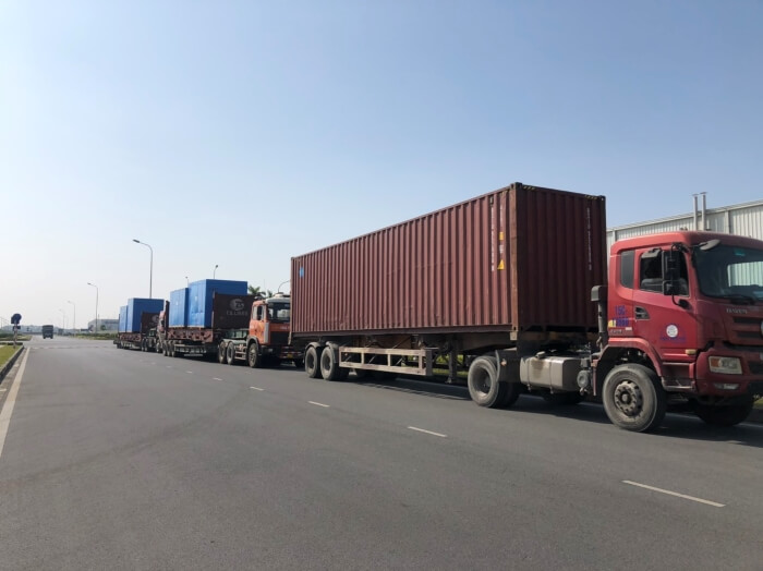 Xe container có cấu tạo gồm 3 bộ phận chính