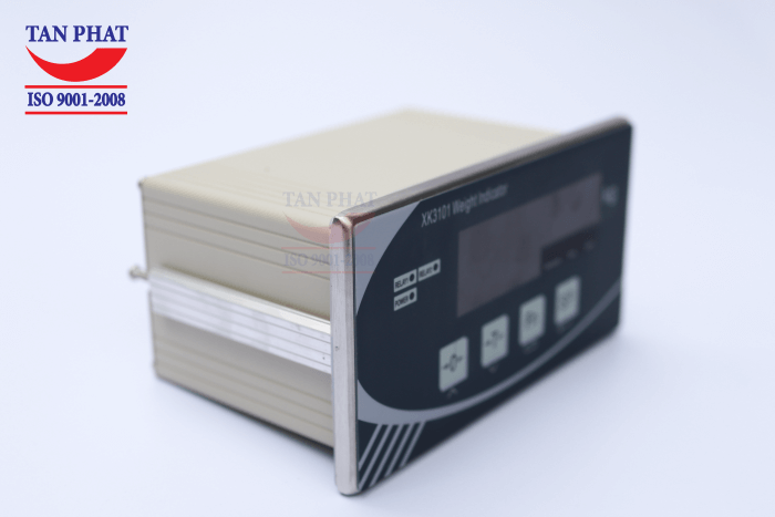 Đầu cân XK3101K có thiết kế nhỏ gọn, dễ dàng lắp đặt vào tủ điện của hệ thống cân tự động