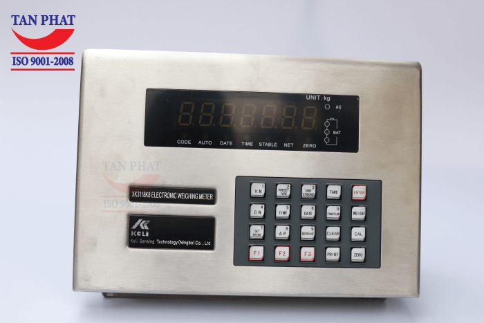 Đầu cân XK3118K8 nhập khẩu chính hãng Keli, bảo hành 12 tháng