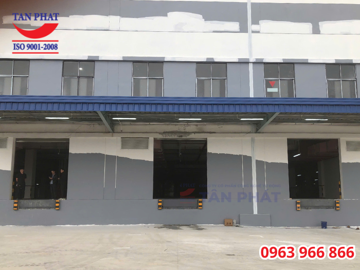 Bộ 3 Dock nâng hàng (Sàn nâng thủy lực) 12 tấn lắp đặt tại Nam Định