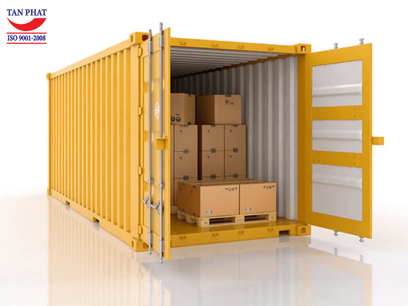 Trọng lượng hàng hóa cần được phân bổ đều trên mặt sàn thùng container