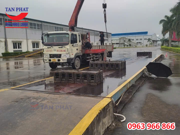 kiểm định cân ô tô 80 tấn tại Thủy nguyên, Hải Phòng
