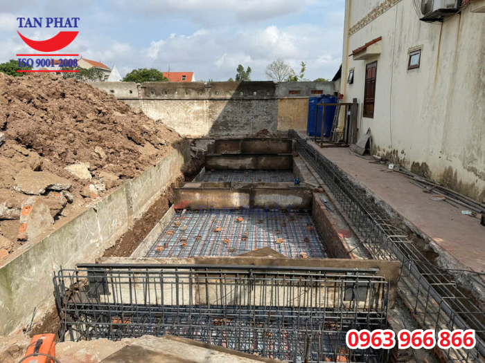 Thi công móng trạm cân 80 tấn tại Ninh Bình