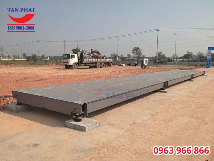 Cân ô tô lắp đặt kiểu nổi tại Thái Nguyên