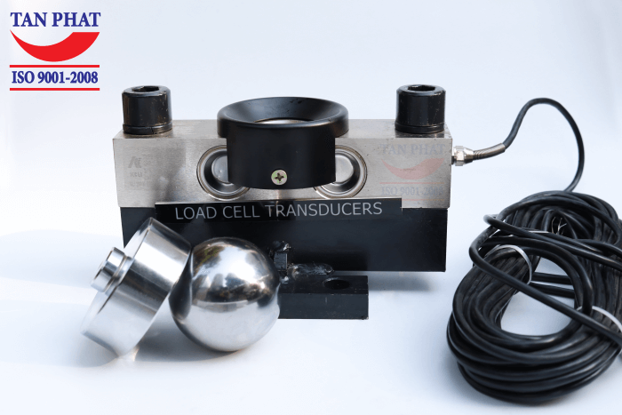 Loadcell có dạng cầu bi, thiết kế khép kín phù hợp dùng trong môi trường công nghiệp khắc nghiệt
