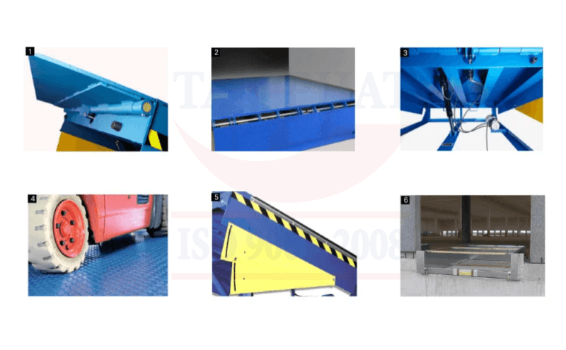 Các bộ phận cấu tạo chi tiết của Dock Leveler