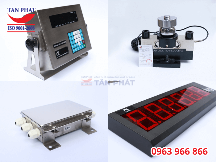 Bộ thiết bị cơ bản thường sử dụng lắp đặt tại các trạm cân điện tử