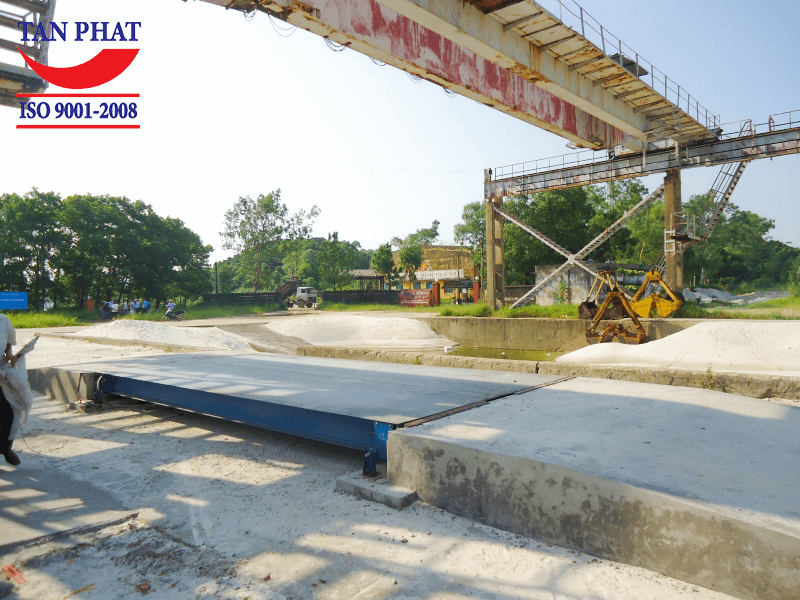Một dự án cân ô tô điện tử do Tân Phát thực hiện
