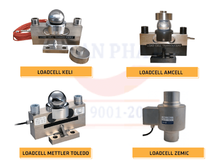 Loadcell các hãng phổ biến được dùng nhiều trong các trạm cân ô tô 40 tấn hiện nay