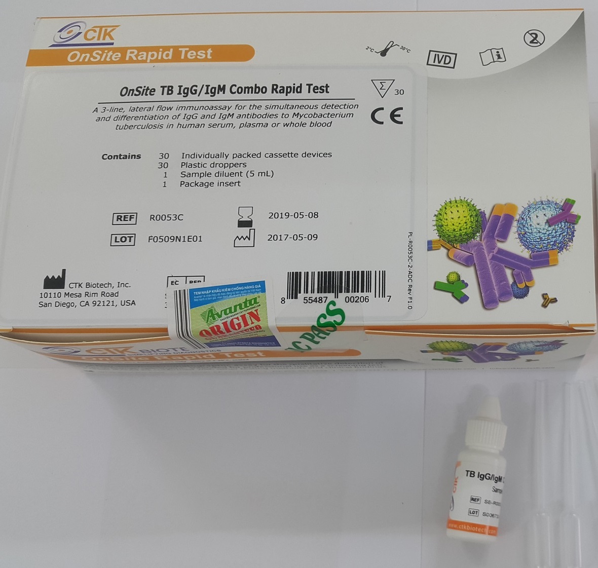 Test thử Onsite TB IgM/IgG Rapid Test