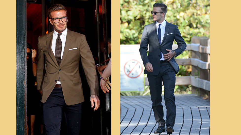 Học cách sử dụng thắt lưng nam chuẩn như David Beckham