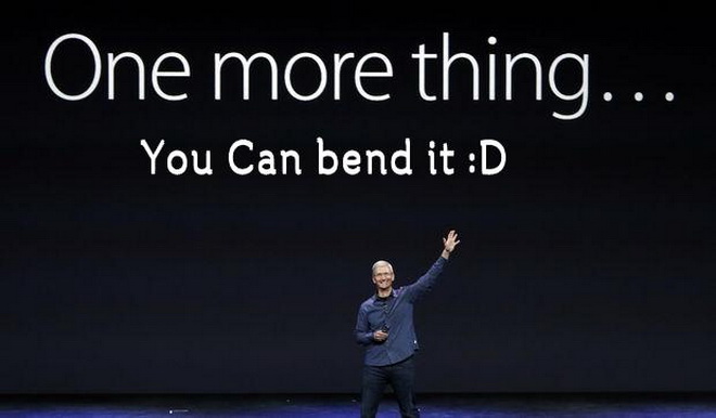 Ảnh chế iPhone 6 khiến Apple đỏ mặt