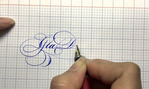 Luyện chữ đẹp nét thanh nét đậm, chữ nghệ thuật hiệu quả