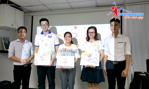 Kết thúc khóa học kỹ năng giao tiếp thuyết trình K07