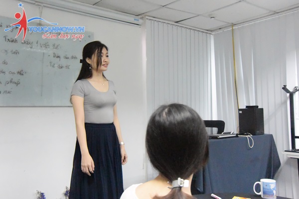 Buổi học đầu tiên lớp MC cuối tuần tháng 6 cùng Giảng viên từ VOV
