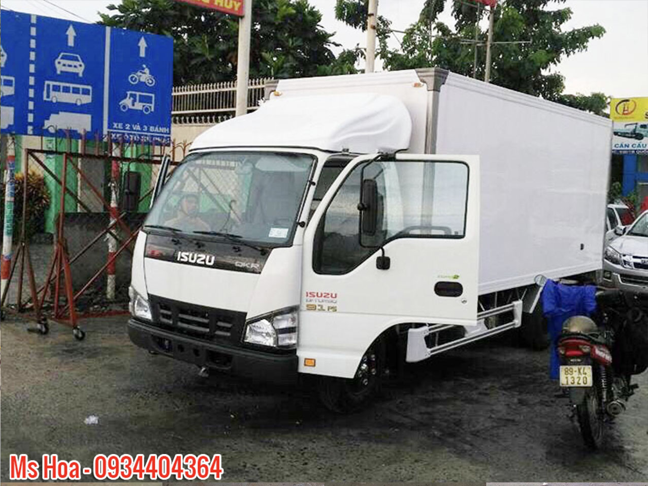 Mui lướt gió xe tải Isuzu