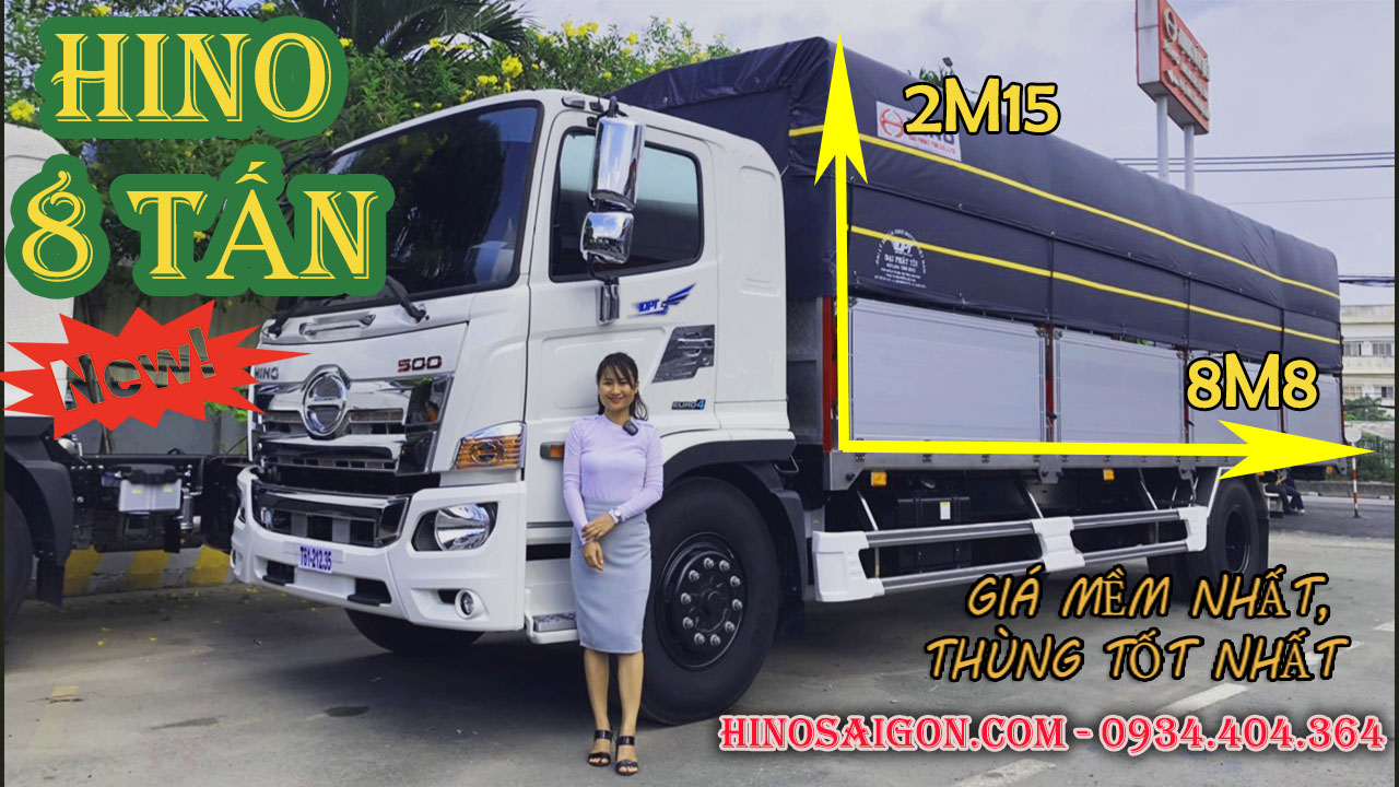 xe tải hino 8 tấn