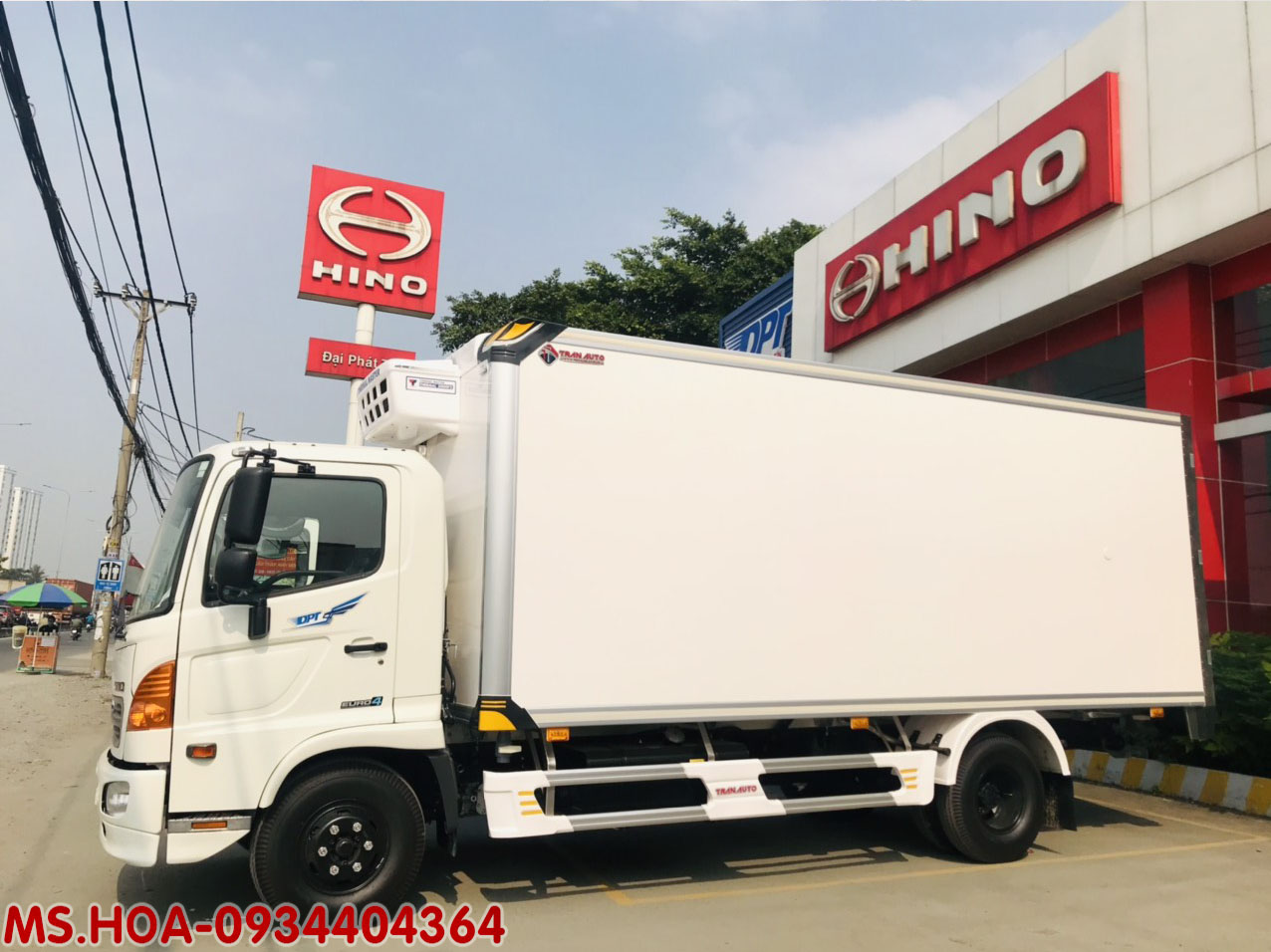 Xe tải Hino 6 tấn thùng đông lạnh