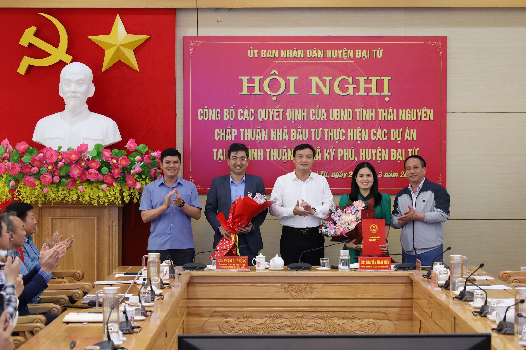 Đại Từ: Công bố quyết định chấp thuận nhà đầu tư 2024