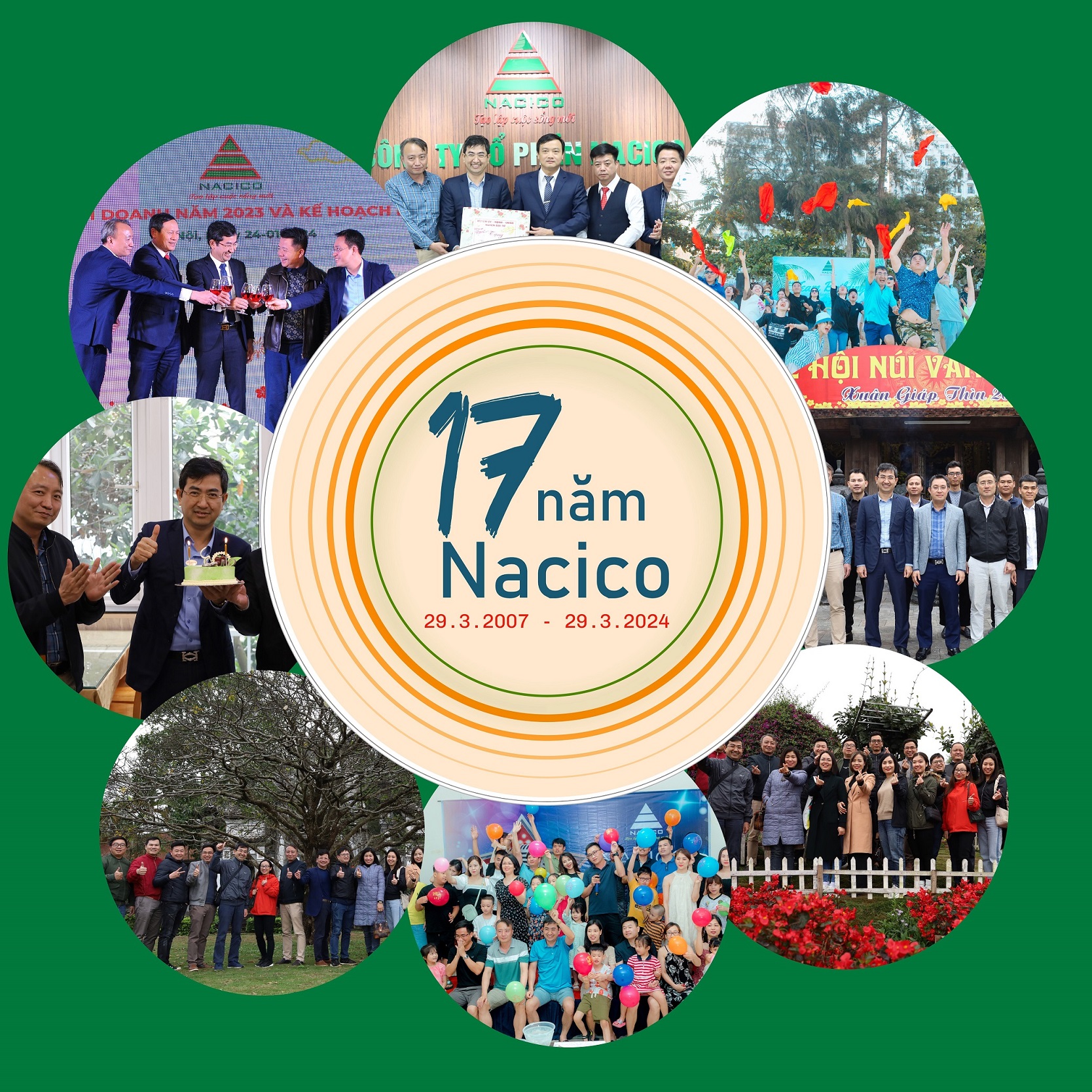MỪNG CÔNG TY CỔ PHẦN NACICO 17 TUỔI