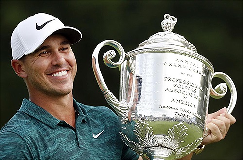 Brooks Koepka giành giải Cầu thủ xuất sắc nhất năm của PGA Mỹ trước Rory McIlroy